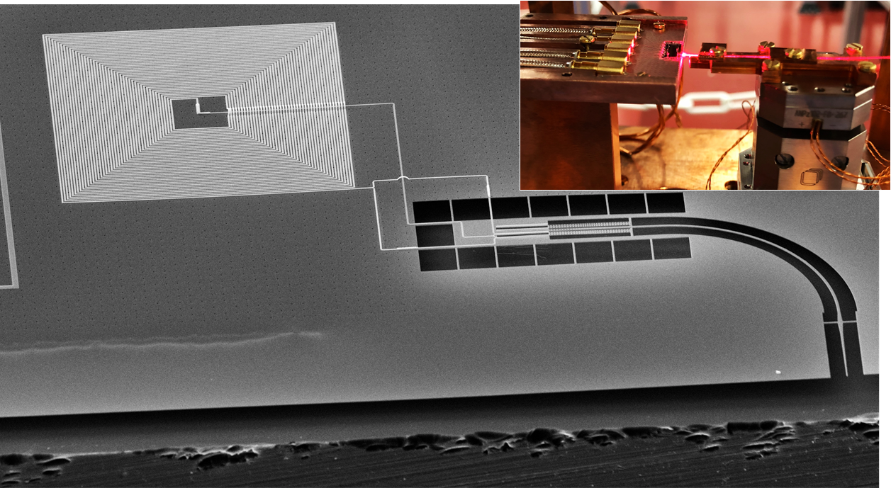 Microwave-to-Optical Photon Transducer – Integrated Hybrid Quantum Circuits