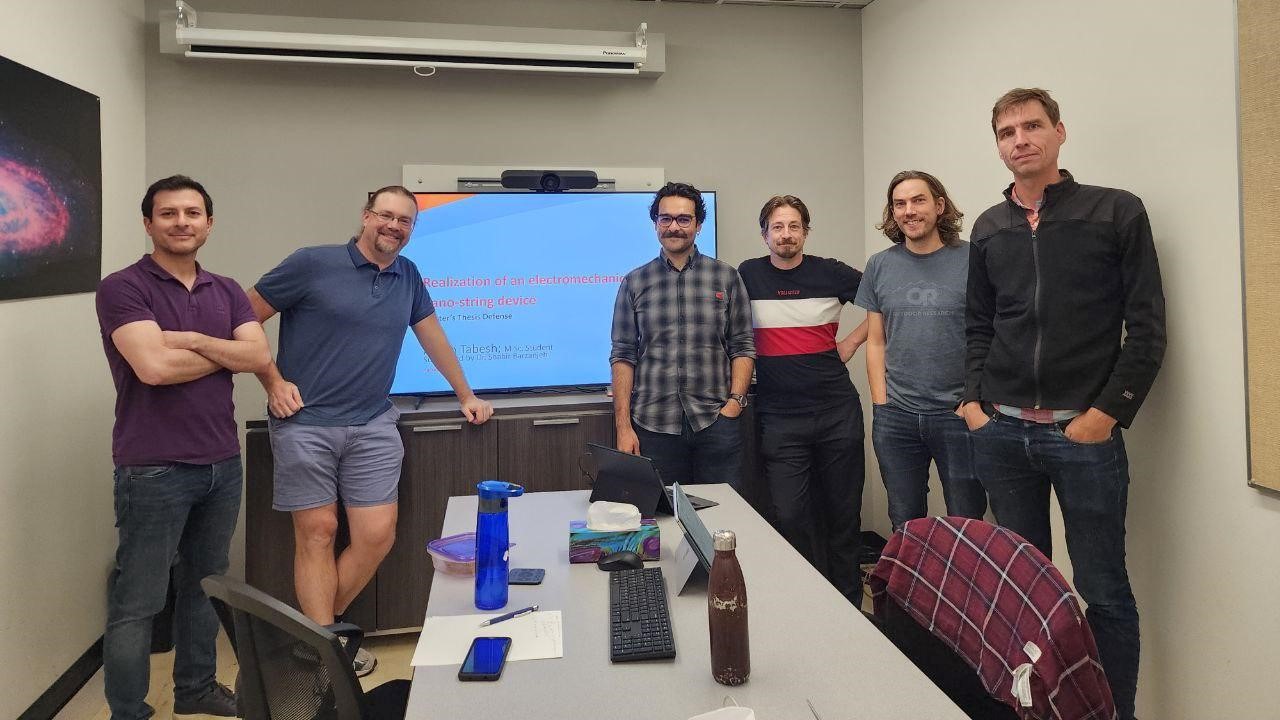 Congratulations MSc. Armin Tabesh! – Integrated Hybrid Quantum Circuits