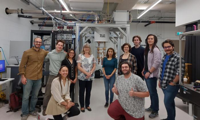 Lab visit by Dr. Donna Strickland